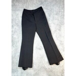 Vintage Bogner Wool Blend womens 8 short stirrup ski pants black winter flare